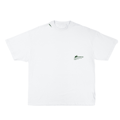 OWNSTAR NATURE shirt sweatshirt in white heavyweight 300 GSM cotton